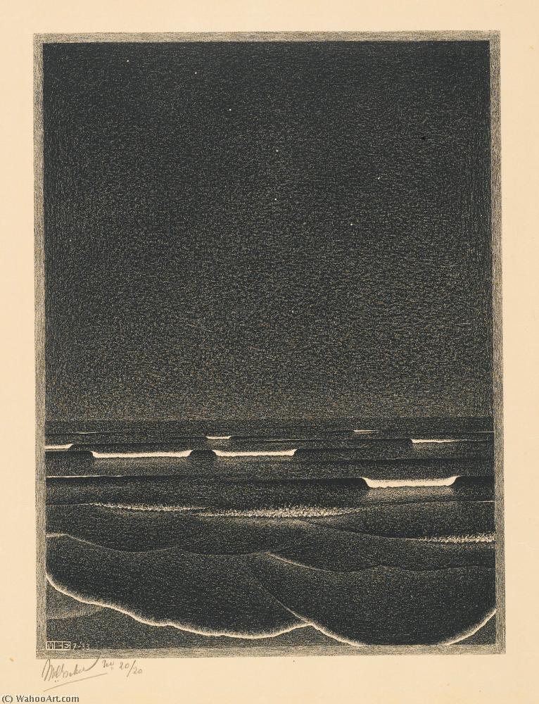 Fluorescent Sea — Maurits Cornelis Escher