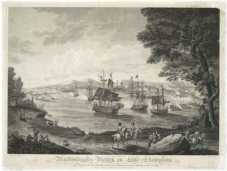 Macdonough's Victory On Lake Champlain, And Defeat Of The British Army At Plattsburg By Genl. Macomb, Septr. 11th. 1814 — Benjamin Tanner