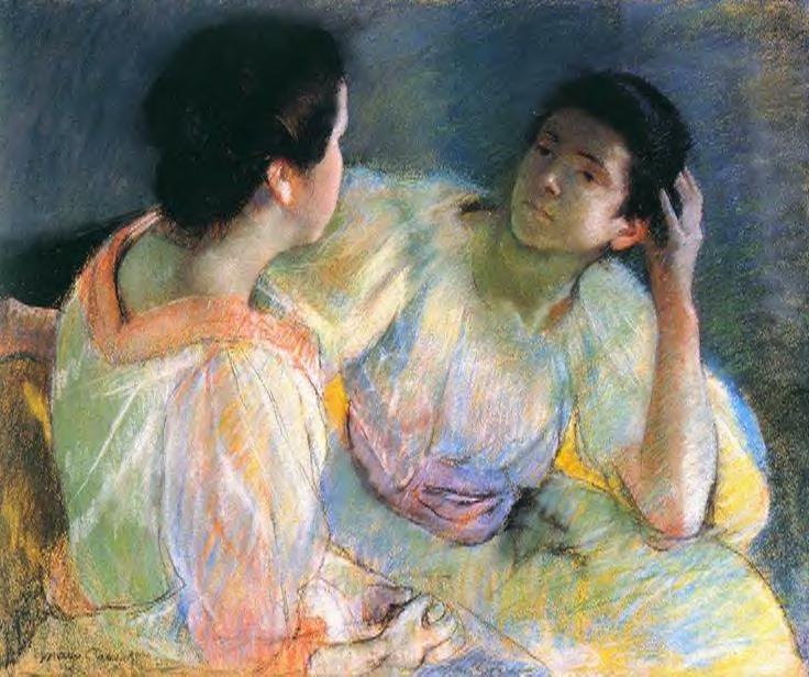 The Conversation — Mary Stevenson Cassatt