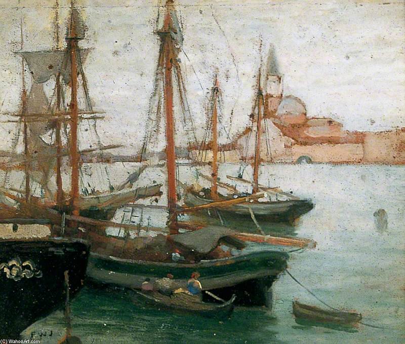 Ships In Venice — Frederick William Jackson