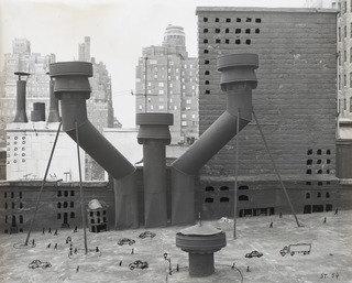 Rooftop City — Saul Steinberg