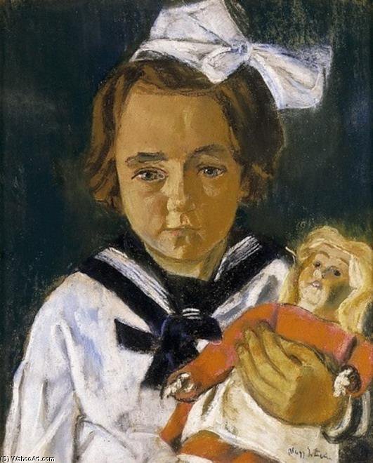 Little Girl With A Dolly — István Nagy