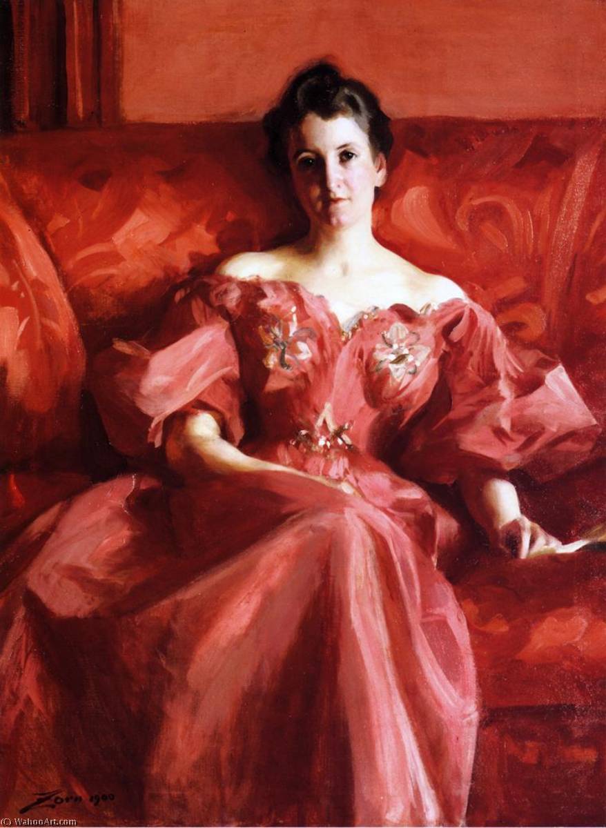 Mrs. Howe (nee Deering) — Anders Leonard Zorn