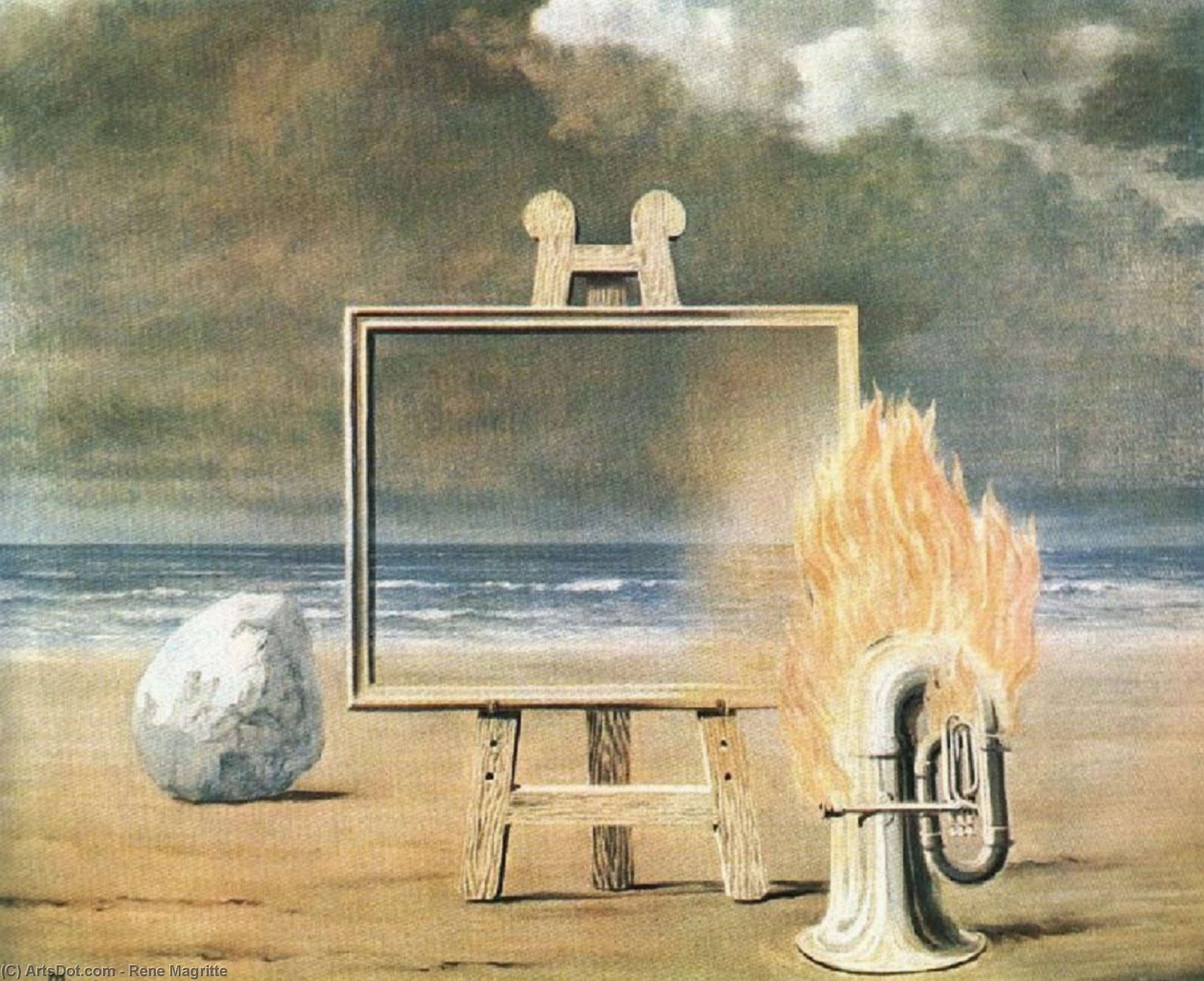The Fair Captive — Рене Магрит