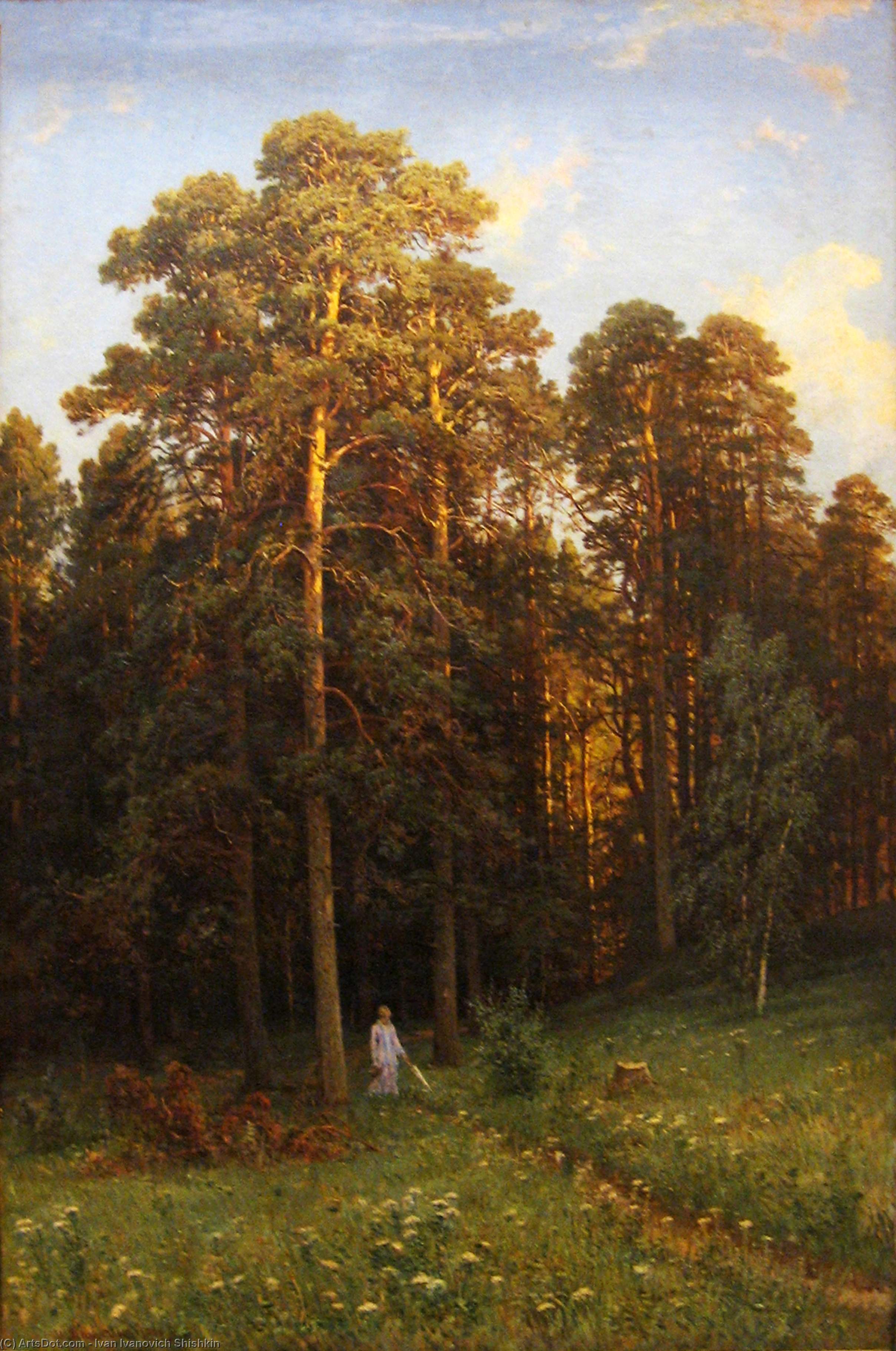 Peržiūrėti populiariausią Ivanas Šiškinas kūrinį, užimantį 6 vietą: At the edge of a pine forest
