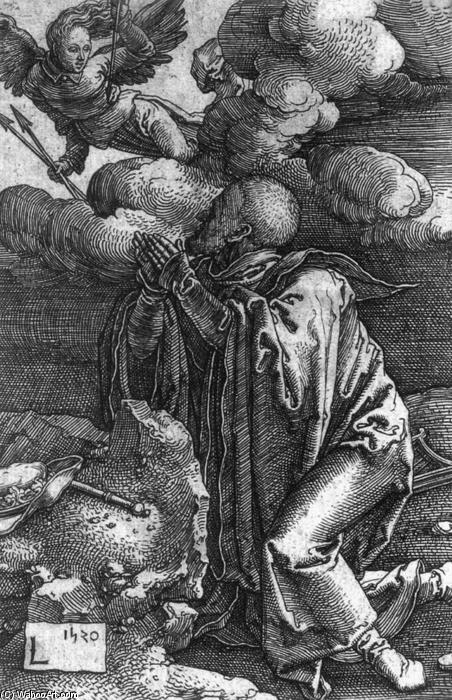 King David In Prayer — لوكاس فان ليدن