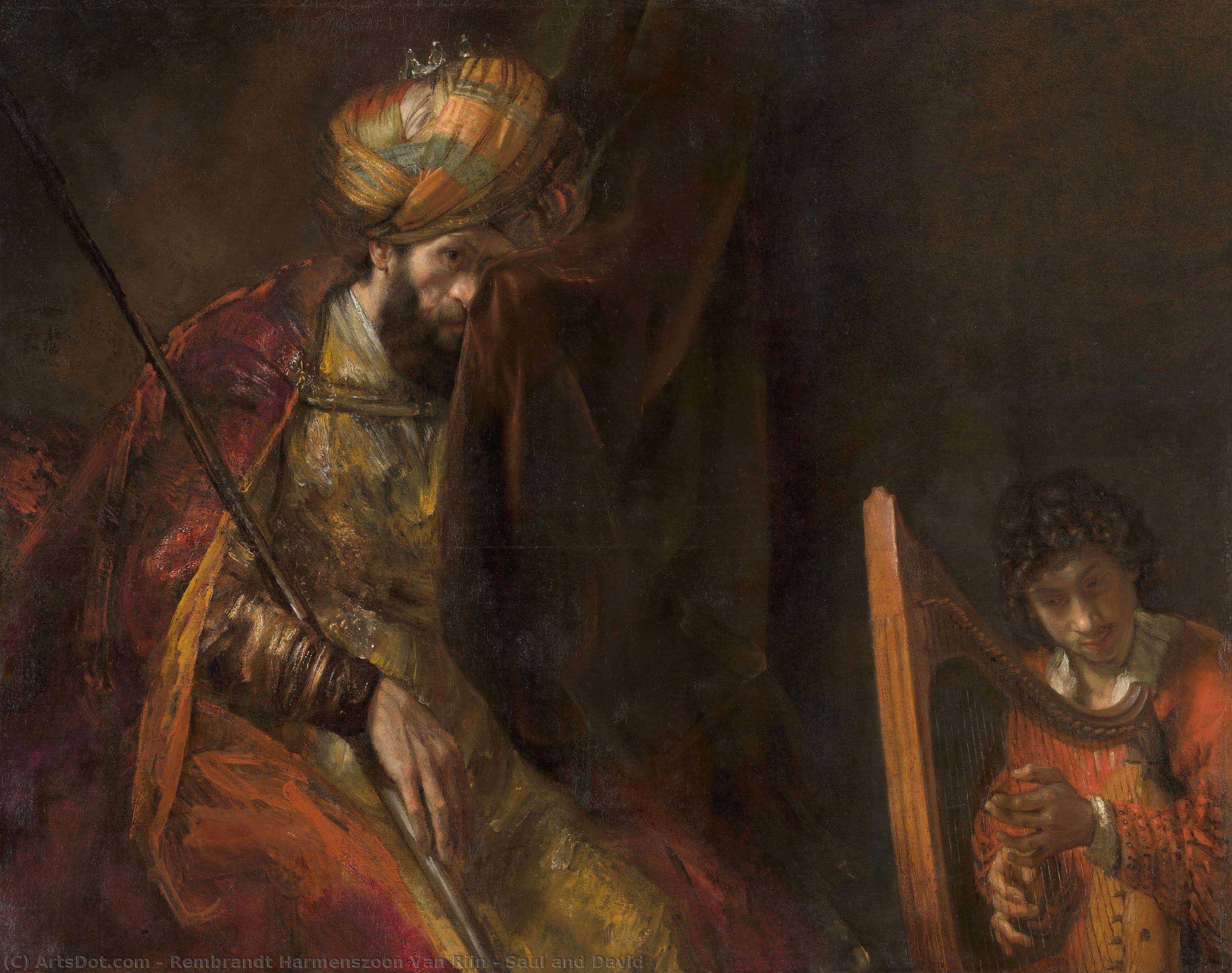 Saul Und David — Rembrandt Van Rijn