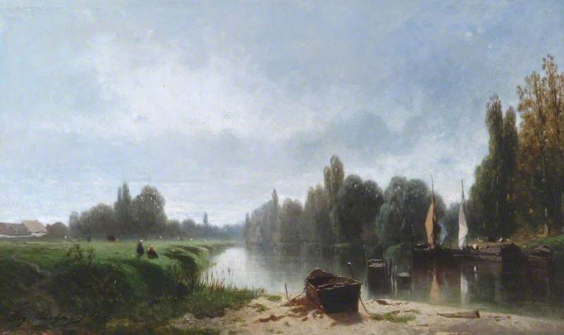 View On The Marne, France — Eugene Deshayes