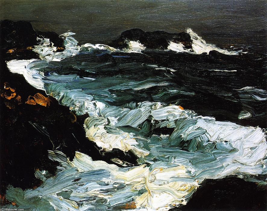 Rough Seas Near Lobster Point — Robert Henri