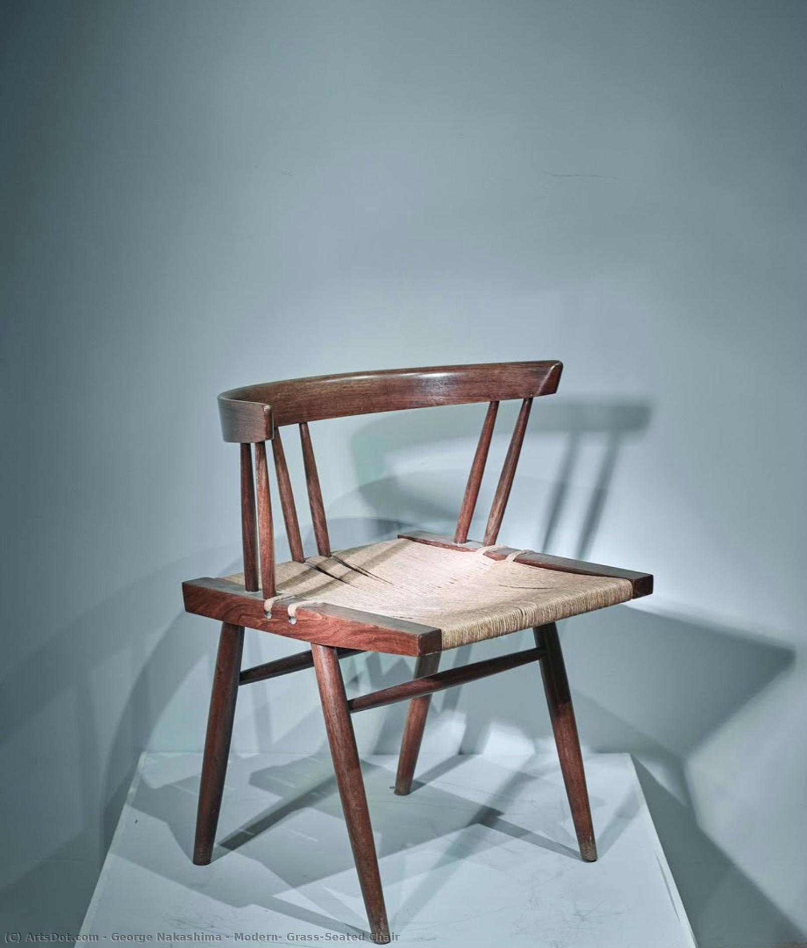 Modern: Grass-seated Chair — George Nakashima