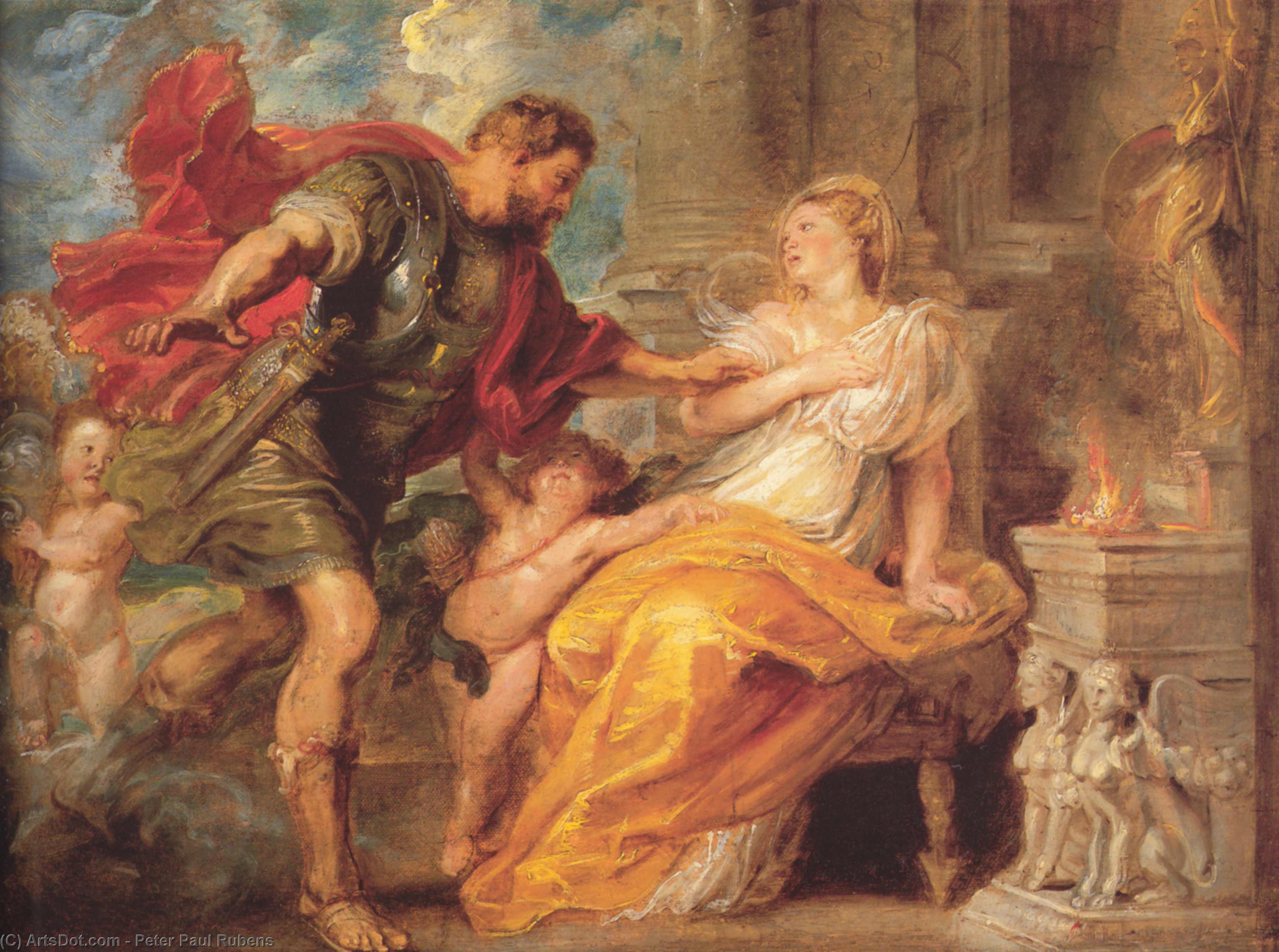 Mars Und Rhea Silvia — Peter Paul Rubens