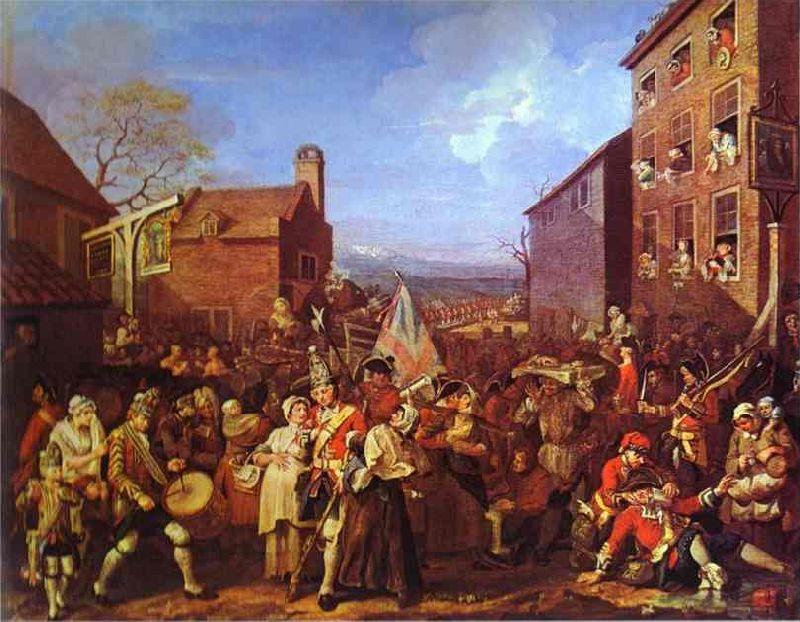 The March To Finchley — William Hogarth