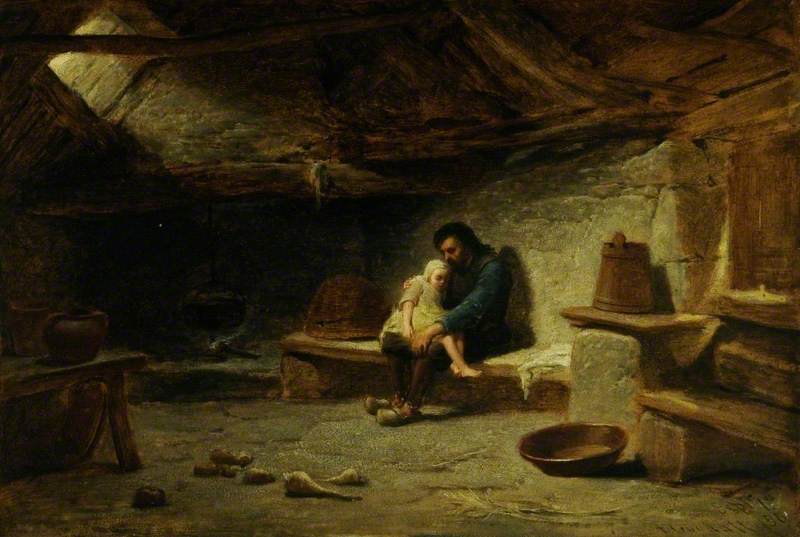 The Sick Child — Frederick Trevelyan Goodall