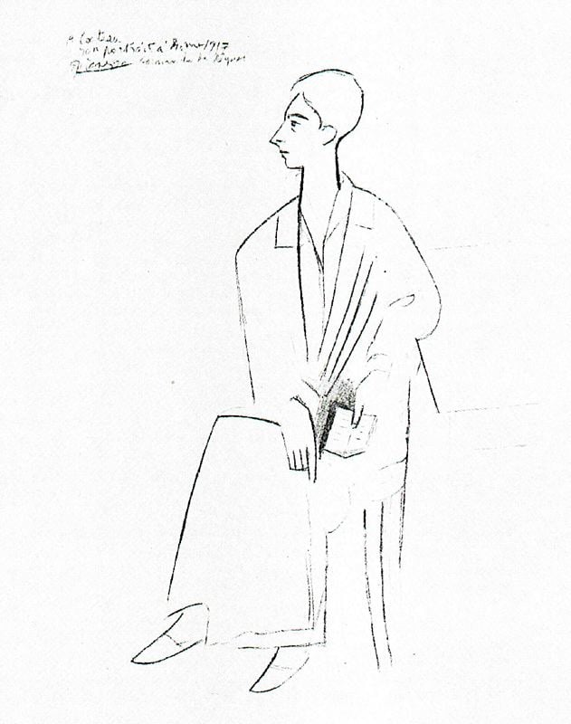 Portrait De Cocteu — Pablo Picasso