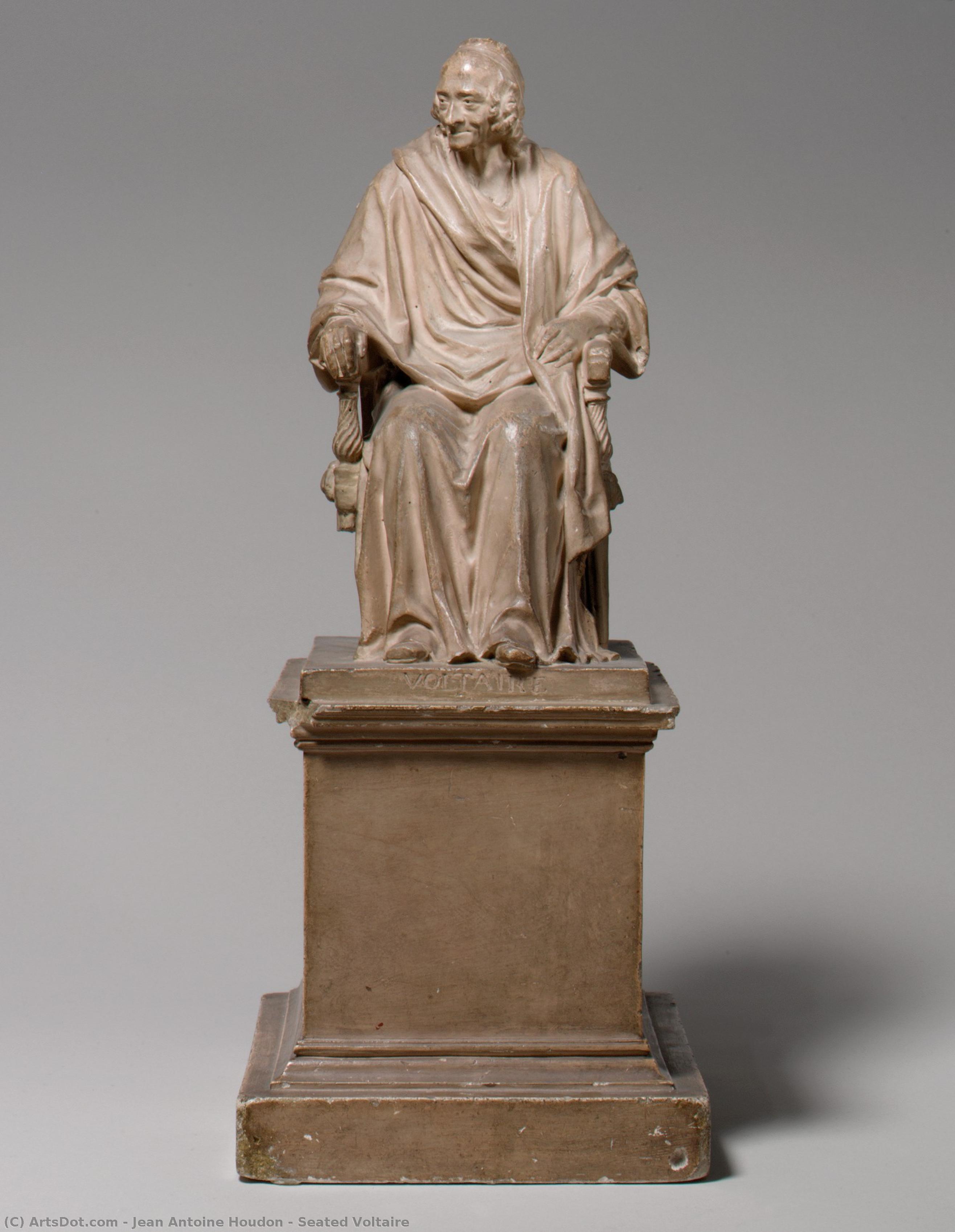 Seated Voltaire — Jean-antoine Houdon