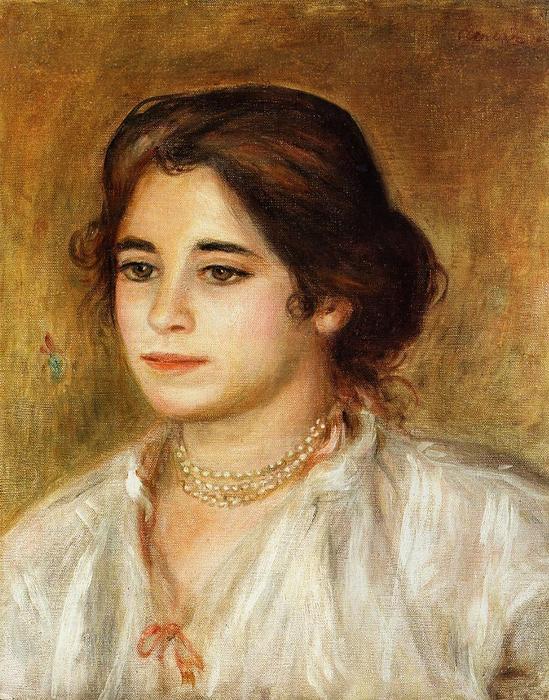 Gabrielle Con Una Rosa — Pierre-auguste Renoir