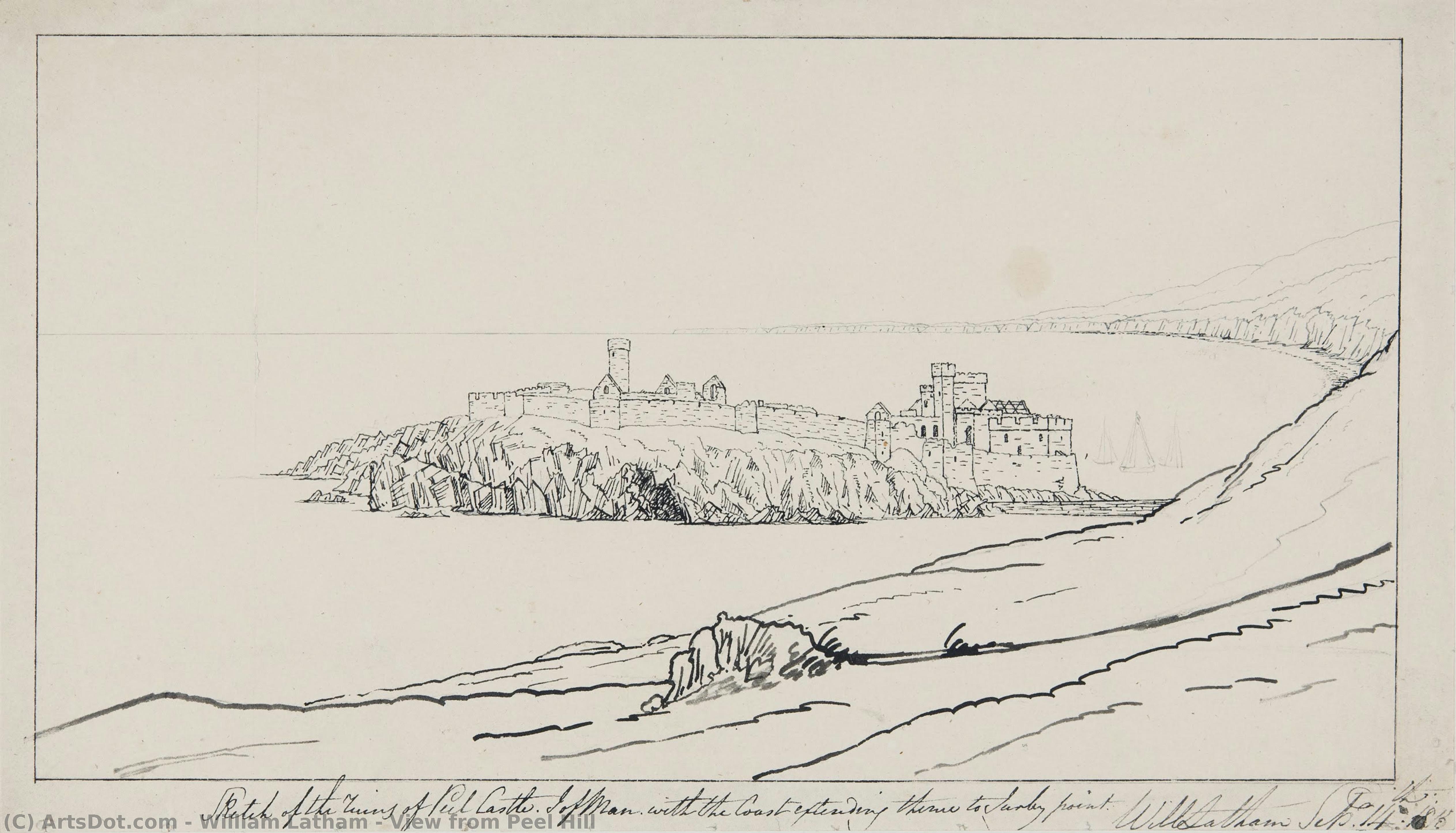 View From Peel Hill — William Latham