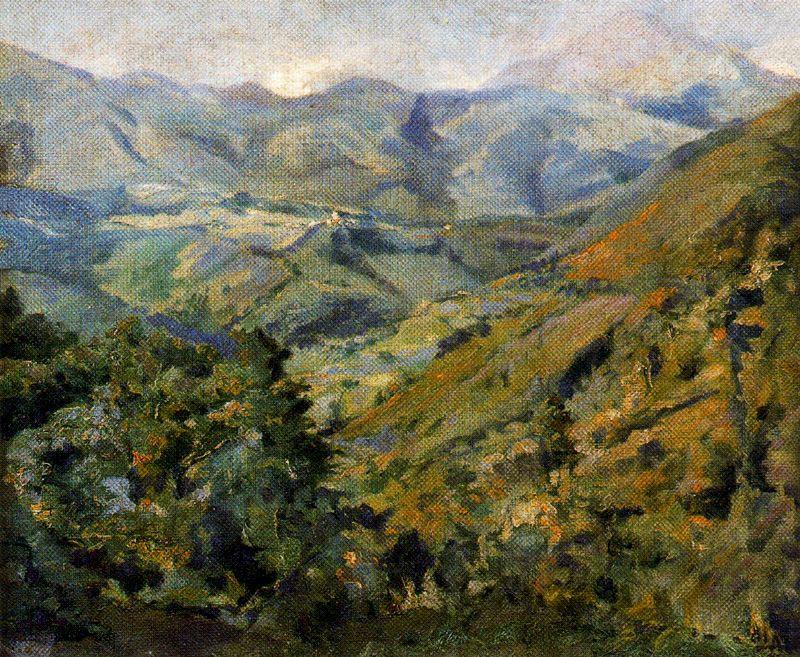 Landscape In Léniz — إجناثيو دياز أولانو