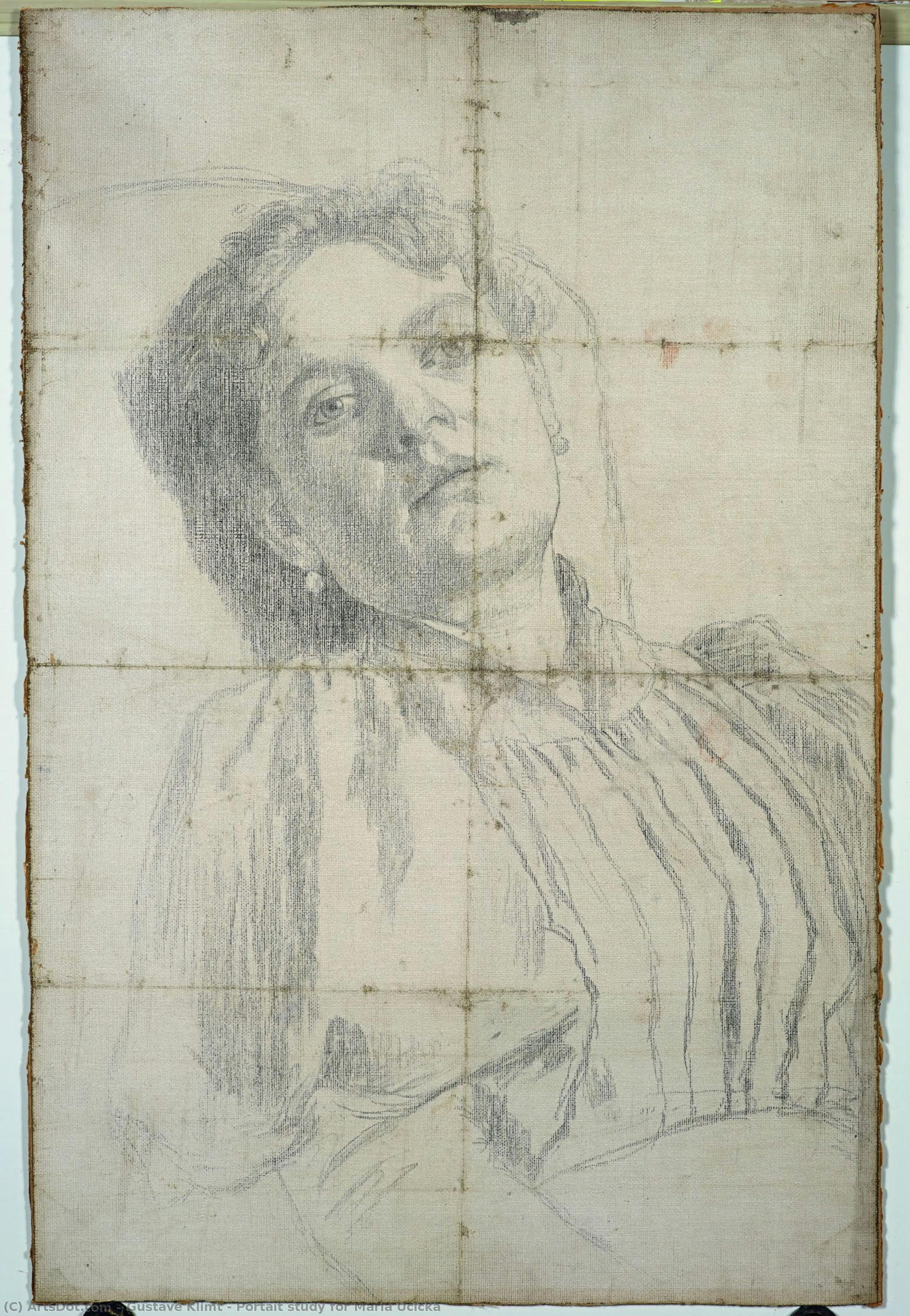 Portait Study For Maria Ucicka — Gustav Климпт