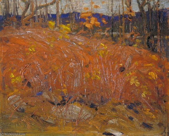Brown Bushes, Late Autumn — Томас Томпсон