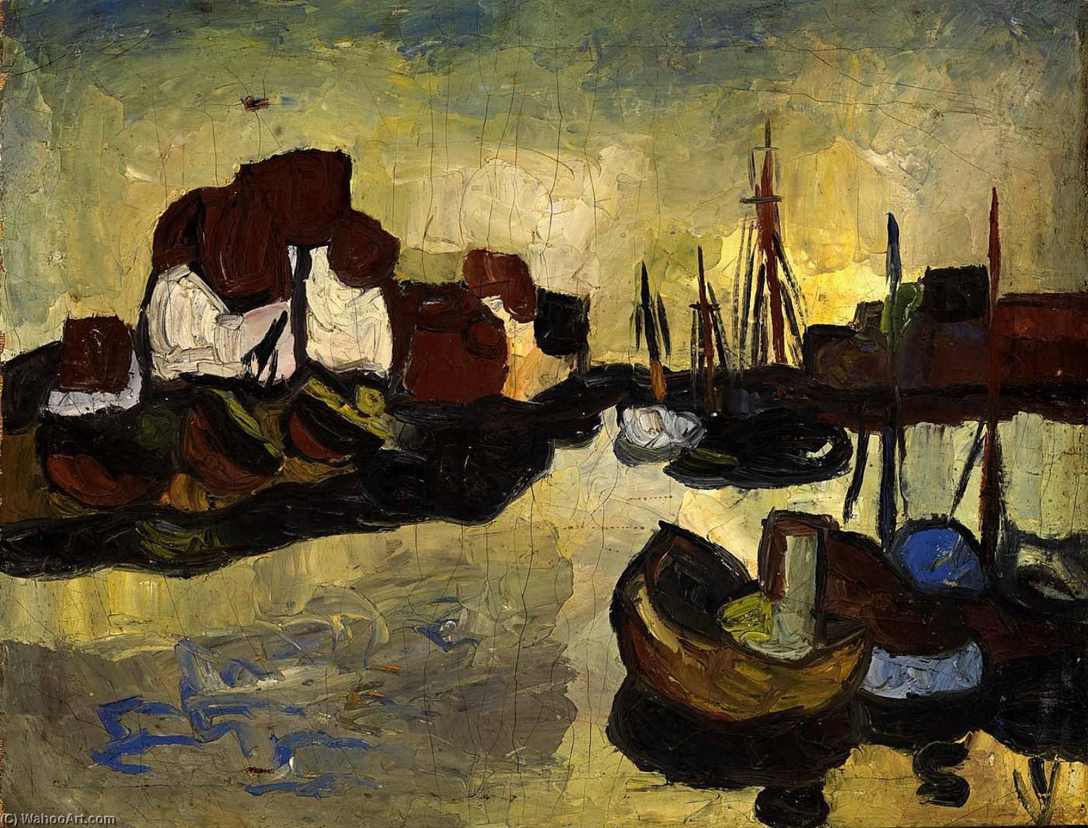 Harbor, Denmark — William H. Johnson