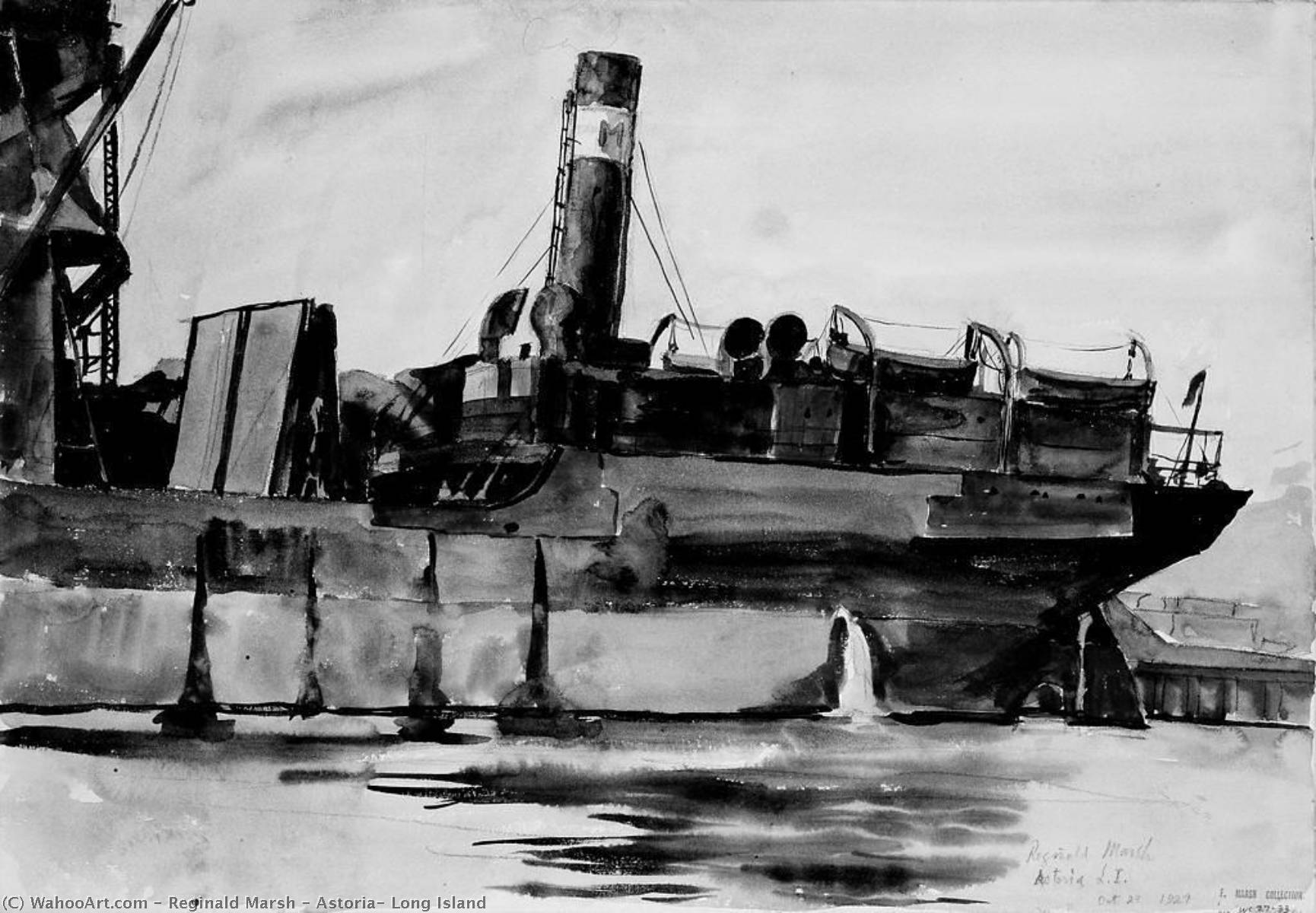 Astoria, Long Island — Reginald Marsh