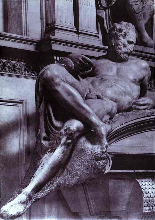 Тomb Of Lorenzo De' Medici (деталь) — Микеланджело Буонарроти