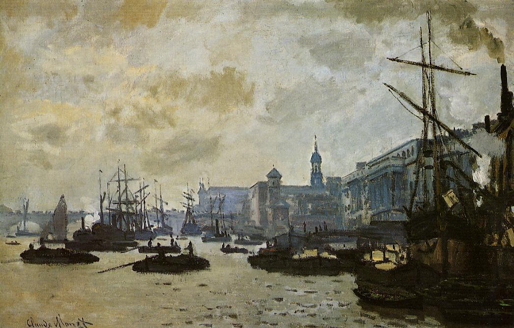 De Haven Van Londen — Claude Monet