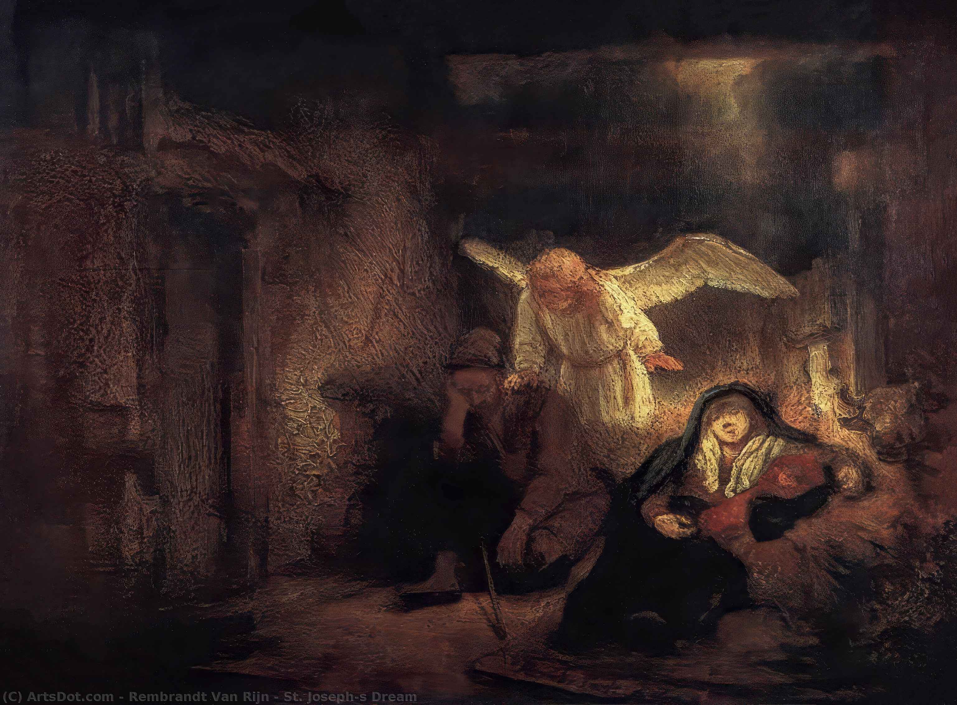 Le Rêve De Saint Joseph — Rembrandt Van Rijn