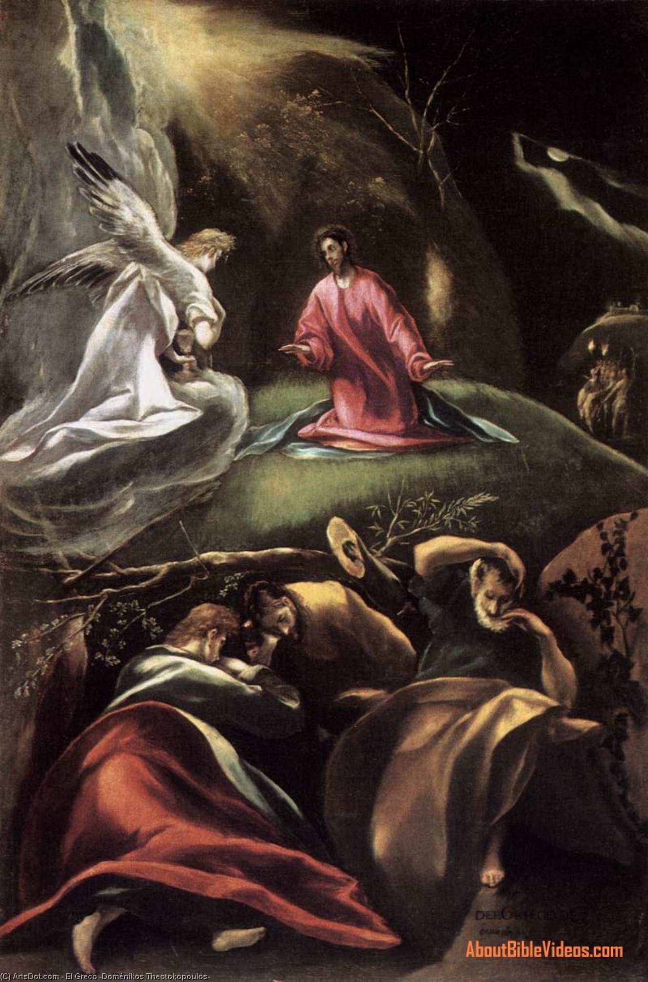 Ágonie V Zahradě — El Greco