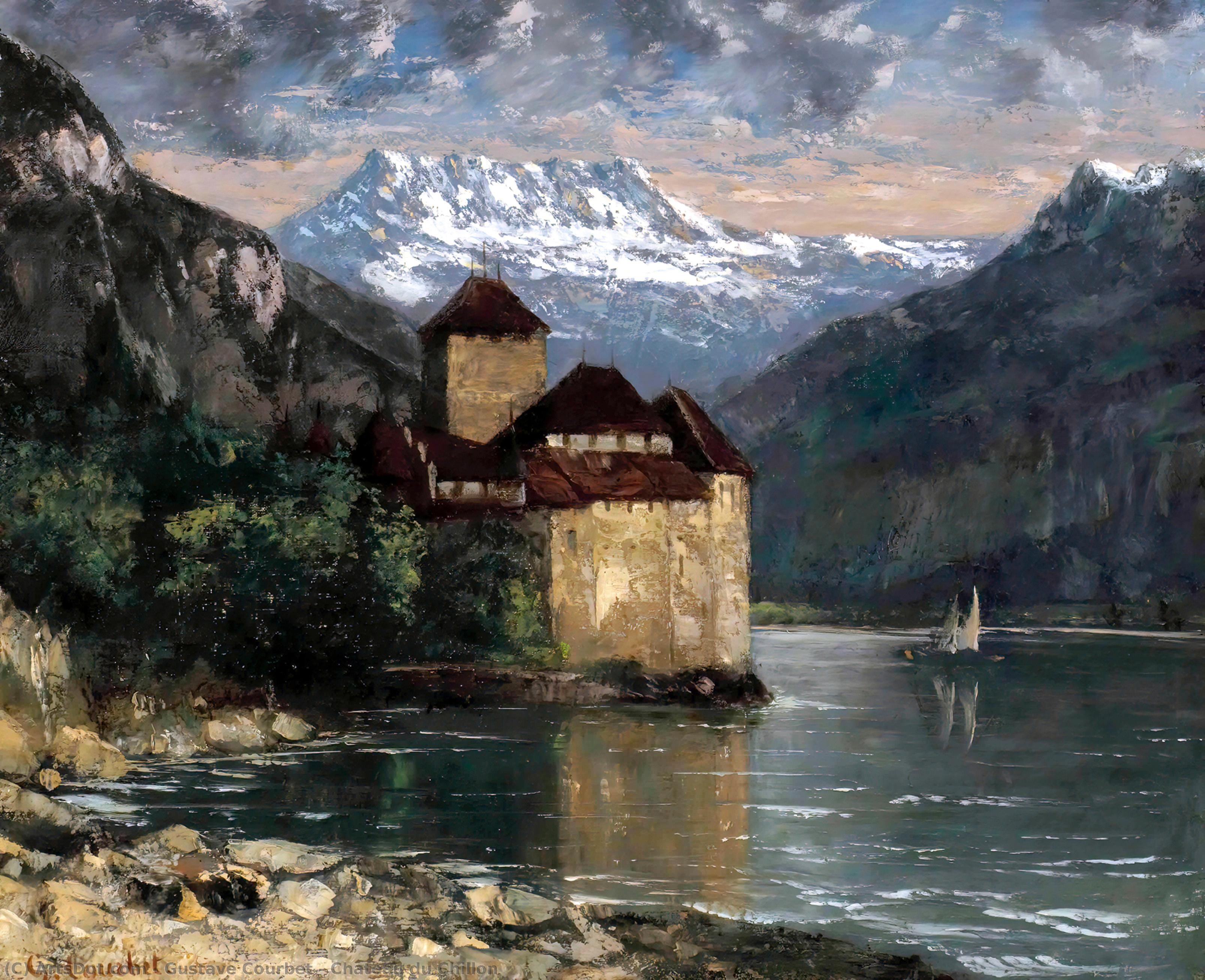Chillon Castle — Gustave Courbet
