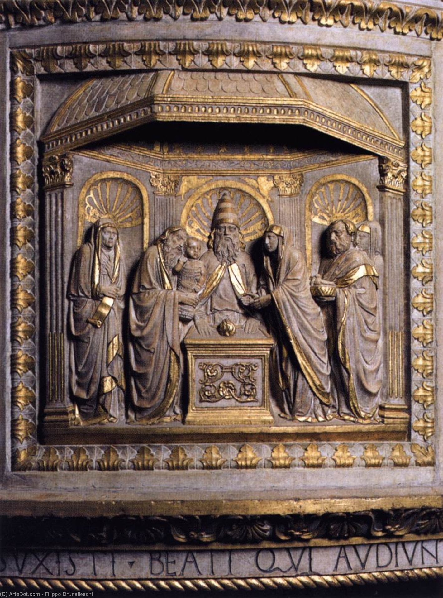 Pulpit (detail) — フィリッポ・ブルネレスキ