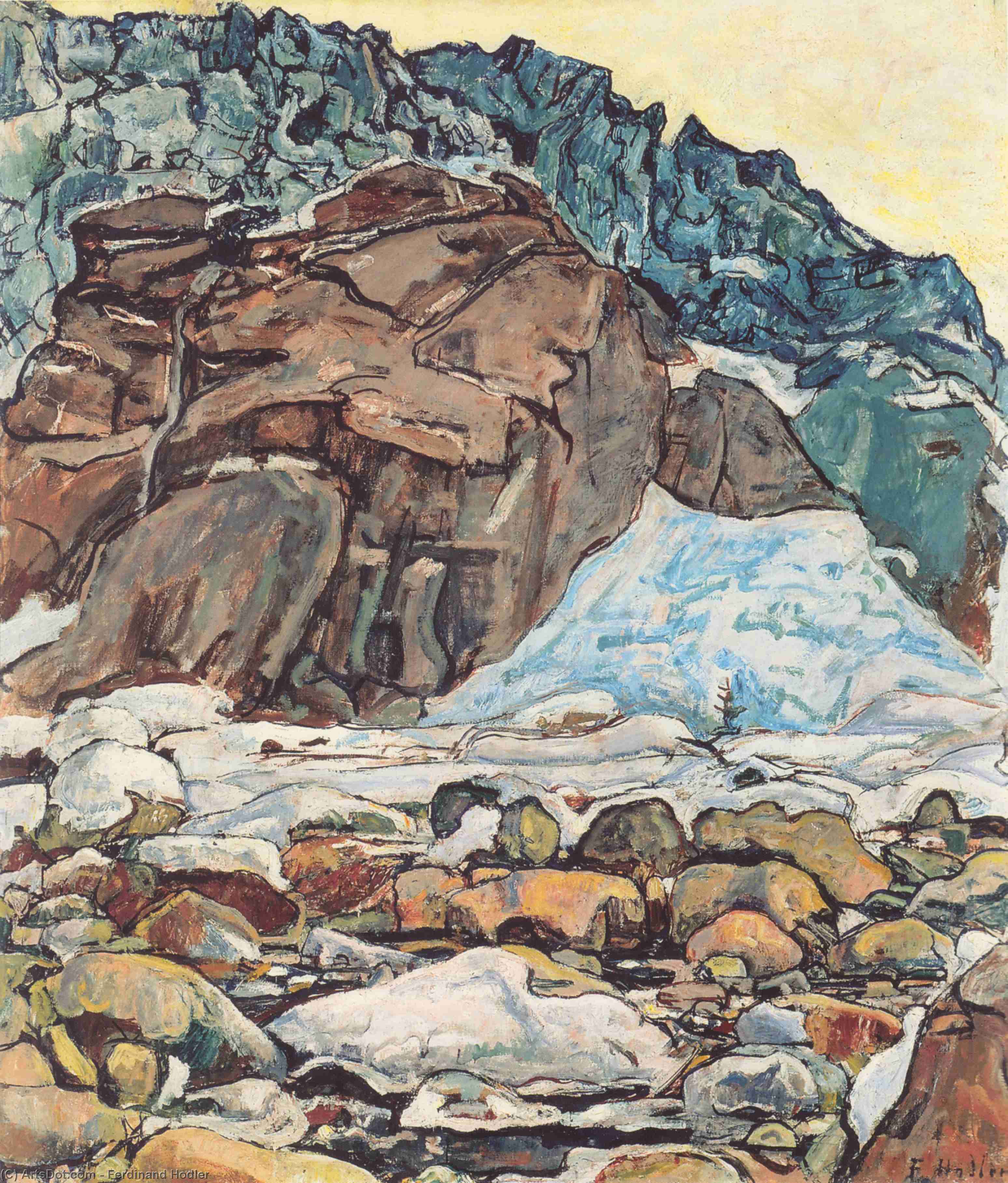 The Grindelwald Glacier — Ferdinand Hodler