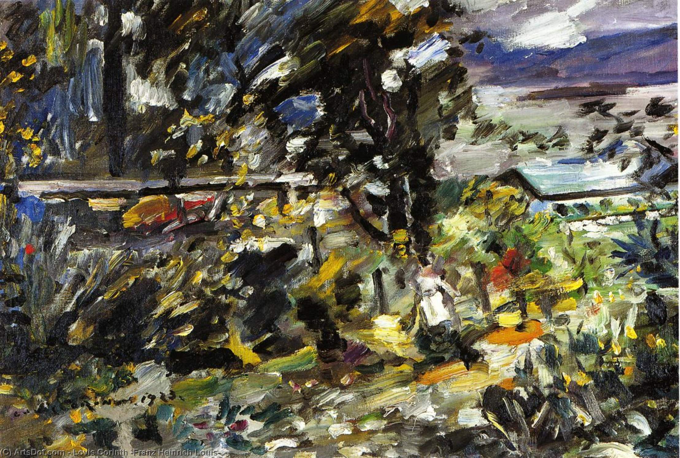 The Walchensee, Silberweg'''' — Lovis Korint