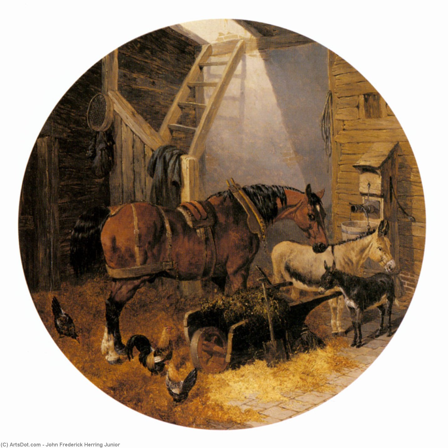 The Farmyard — John Frederick Herring Junior