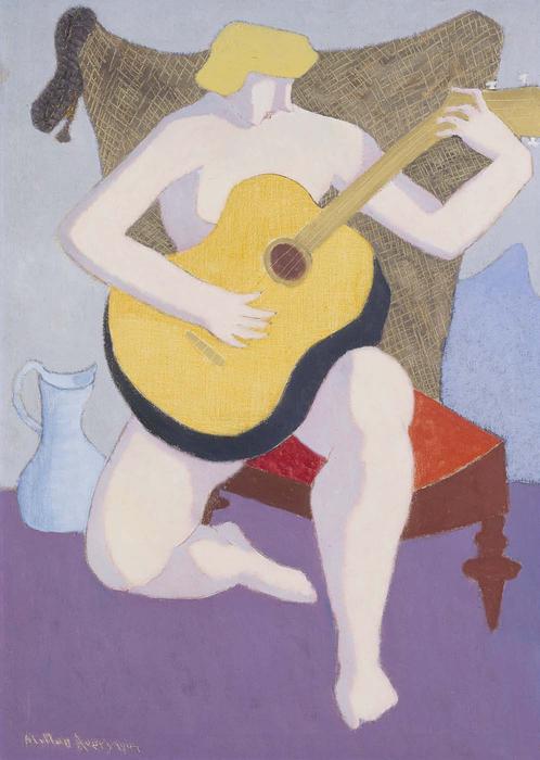 Nude With Guitar — Milton Avery