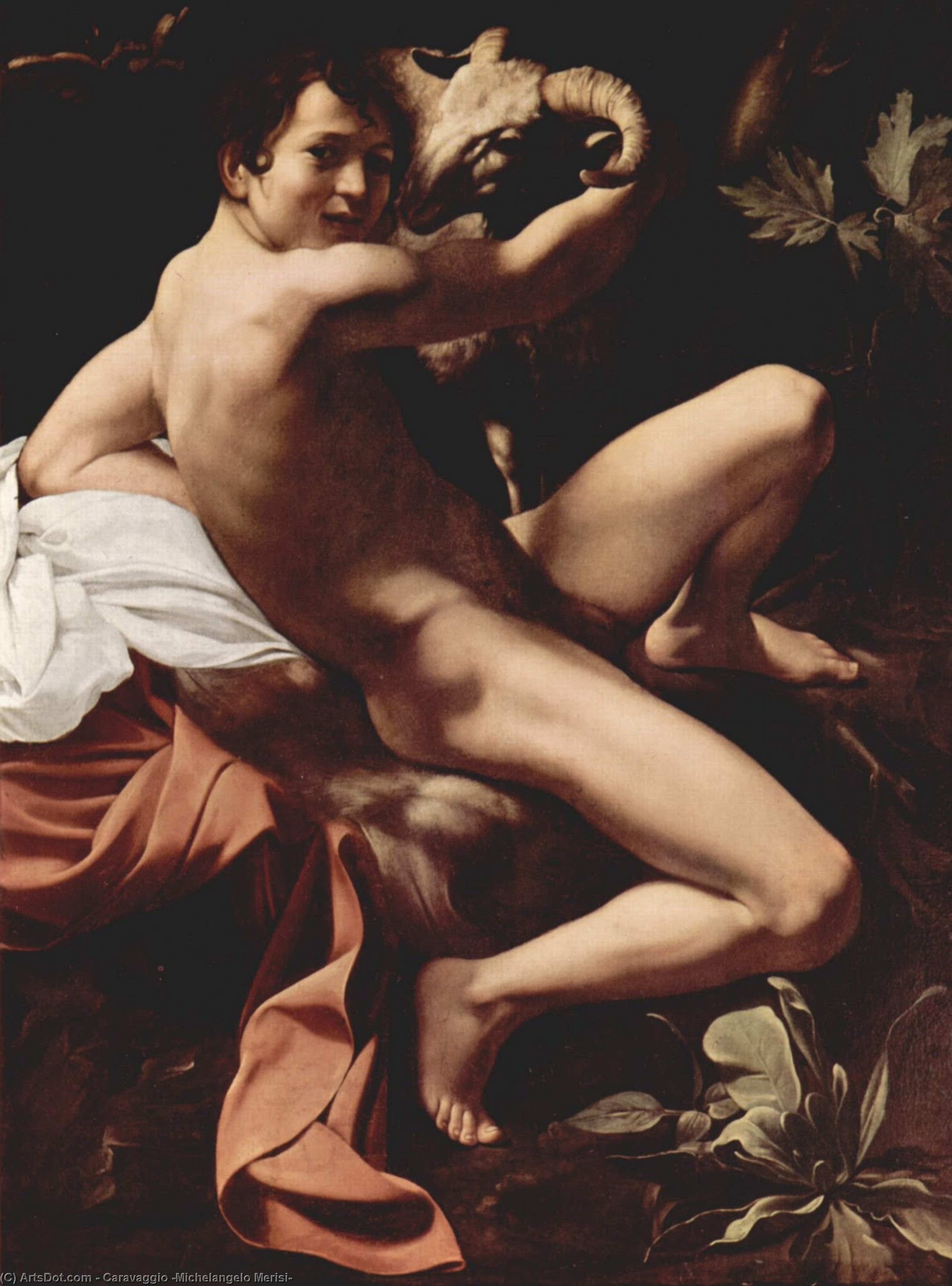 St John The Baptist (youth With Ram) — Каравађо