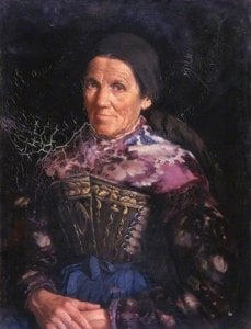 Portrait Of An Old Woman — Henry Straker