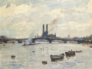 Lots Road Power Station On The Thames — Edward Seago