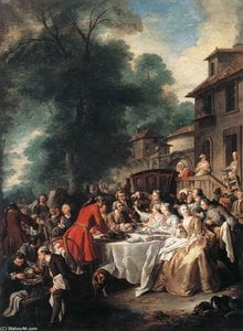 A Hunting Meal — Jean-françois De Troy