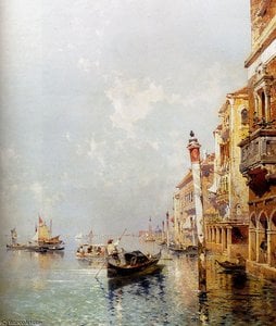 Canale Della Giudecca — Franz Richard Unterberger