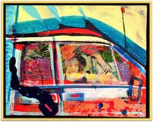 Road Trip In The Woody — David Michael Hinnebusch, Neo Expressionism