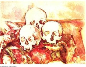 Натюрморт Із Трьох Черепів — Павло Цакалон, Post-impressionism