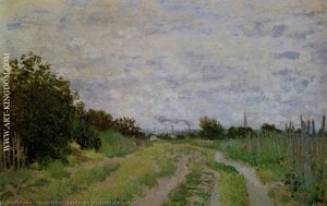 Lane In The Vineyards At Argenteuil