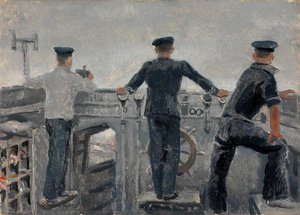 A Motor Launch In A Fog — Stephen Bone