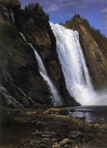 Cascade — Albert Bierstadt, Hudson River School