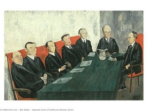 Supreme Court Of California Mooney Series — Benjamin Shahn