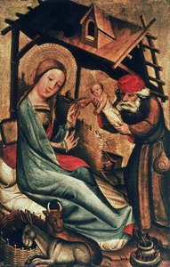 Nativity, Panel From Grabow Altarpiece — Master Bertram