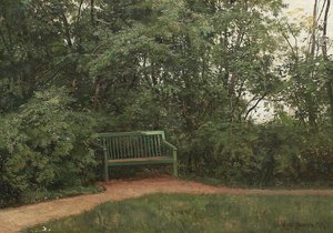 Banco En El Centro Comercial — Ivan Ivanovich Shishkin