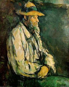 Portrait Of Vallier,1906, Private Collection_ Ventur — Paul Cézanne, Post-impressionism